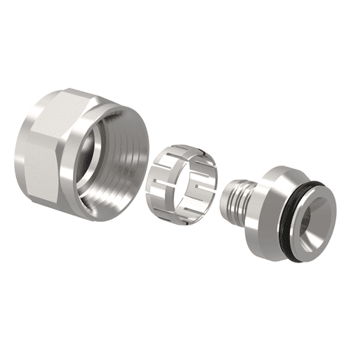 Uponor Flex-X schroefkoppeling Euroconus PEX