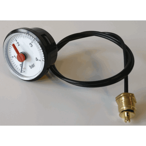 Remeha manometer 0-4 bar, 1/4" bu.dr.