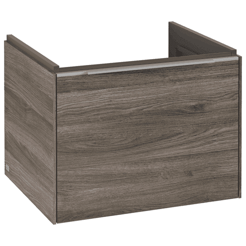 Villeroy & Boch Subway 3.0 washbasin base unit C577L, with 1 drawer and lighting