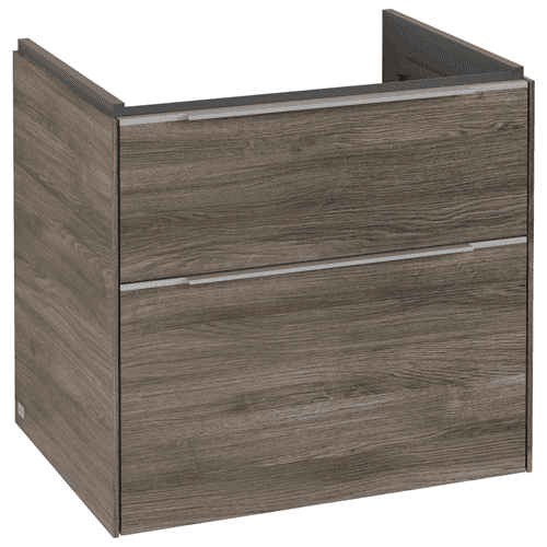 Villeroy & Boch Subway 3.0 washbasin base unit C576L, with 2 drawers and lighting