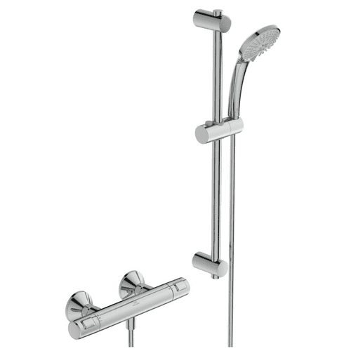 Ideal Standard Ceratherm T25 douchethermostaat + IdealRain glijstangcombinatie