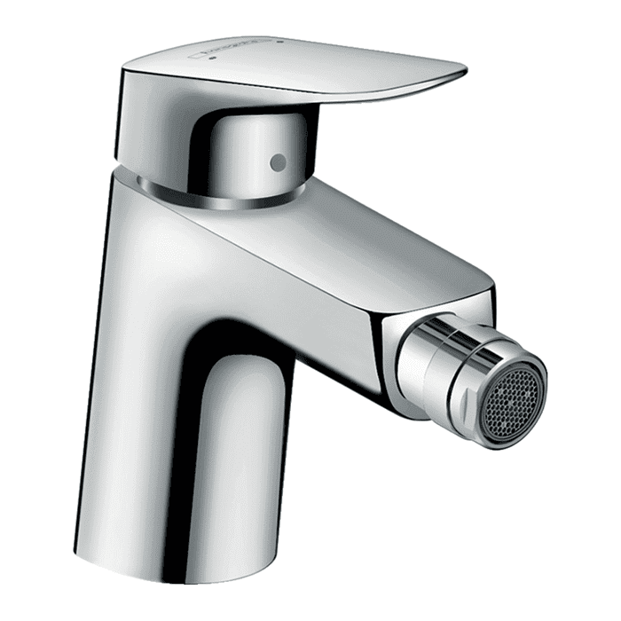Hansgrohe Logis 70 bidetmengkraan met pop-up afvoergarnituur, 1-greeps