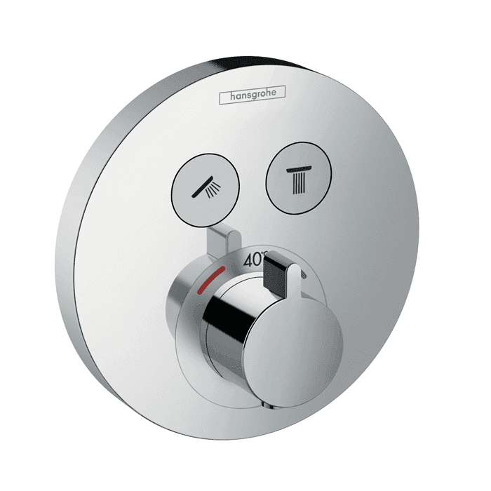 Hansgrohe Shower Select S thermostaat afbouwdeel 2 functies