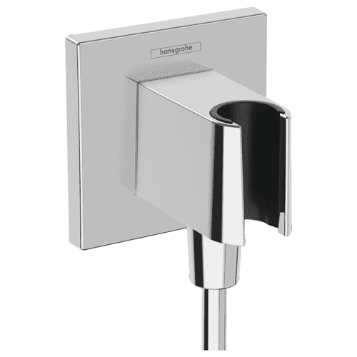Hansgrohe FixFit E muuraansluitbocht met handdouchehouder