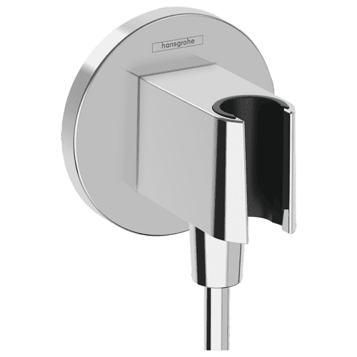 Hansgrohe FixFit S muuraansluitbocht met handdouchehouder