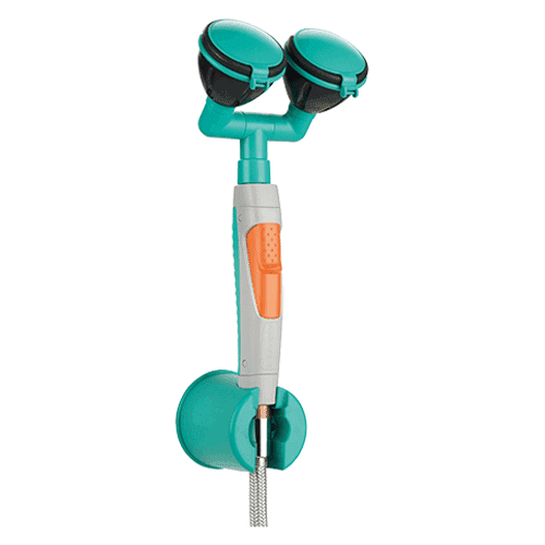 Rada B-Safety knijpdouche 2 douchekoppen, wand-/bladmontage