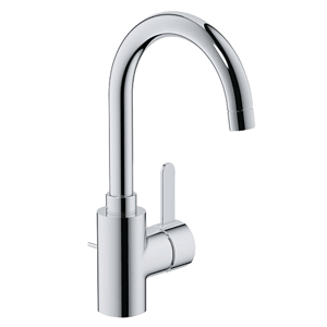 GROHE Eurosmart Cosmopolitan wastafelmengkraan EcoJoy, hoge uitloop + waste