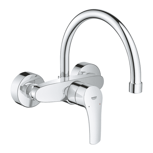 GROHE Eurosmart keukenmengkraan, wandopbouw