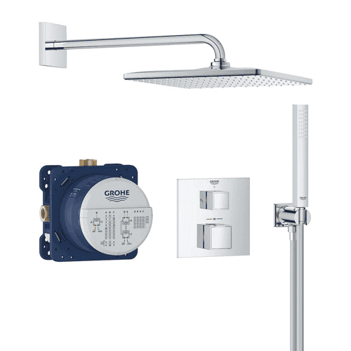 GROHE Grohtherm Cube Perfect showerset met Rainshower Mono 310 Cube