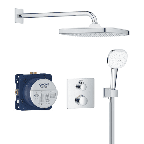 GROHE Grohtherm Perfect showerset met Tempesta 250 Cube