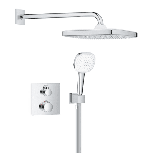 GROHE Grohtherm Perfect showerset met Tempesta Cube