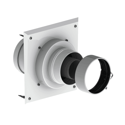 BuHo TwinSafe schachtaansluiting met brandmanchet PP 60/100