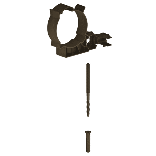 BuHo Twinline PP muurbeugel 80mm, zwart
