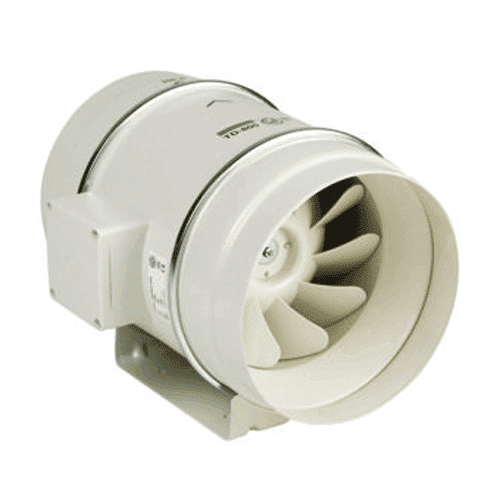 Soler & Palau buisventilator TDX2 serie geschakeld
