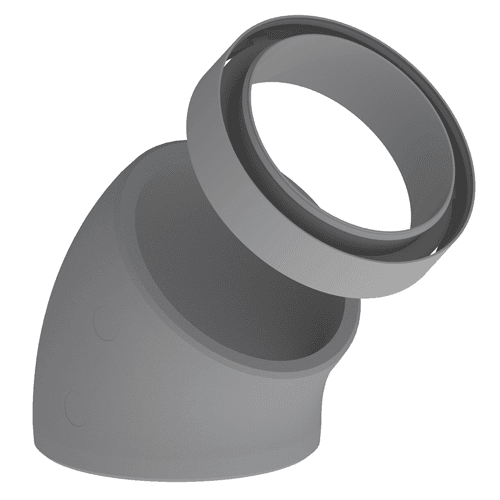 811676 DUCO DFS isobocht 45gr+koppelst.160