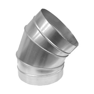 Spiraliet segmentbocht 45gr
