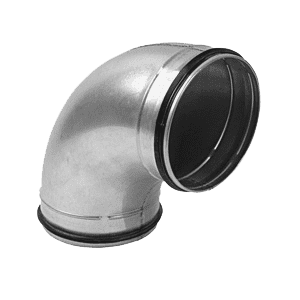Spiraliet met EPDM dichting, gladde bocht 90gr