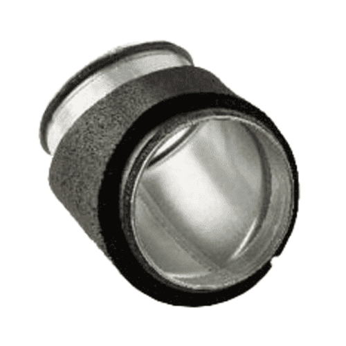 Aeroductt gladde bocht met isolatie 13mm, 45gr