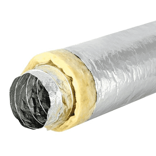 Flexibele slang met akoestische isolatie (aluminium)