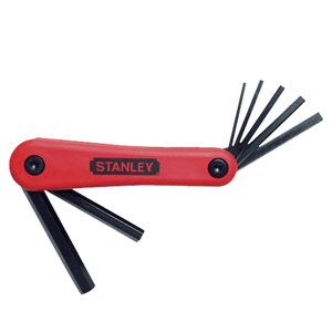 900247 Allen key set Stanley 7prt 2.5-10mm