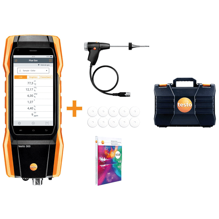 Testo 300 rookgasanalyser set 1