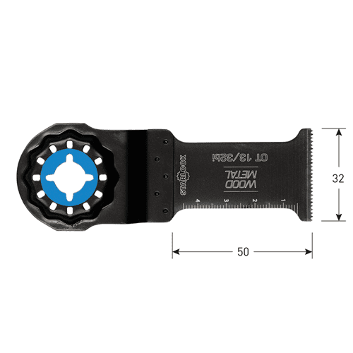 Rotec BIM invalzaagblad metaal, 32mm