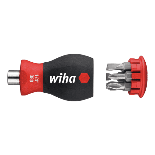 WIHA Stubby schroevendraaier met bitmagazijn