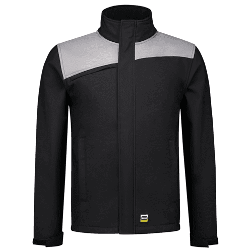 Tricorp softshell jas Bicolor naden - black/grey
