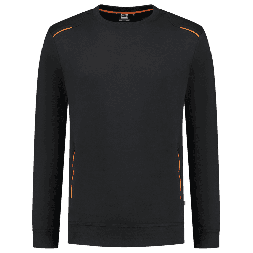 Tricorp sweater Accent - black/orange