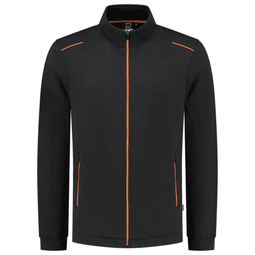 Tricorp sweatvest Accent - black/orange