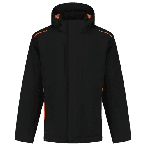 Tricorp Tech Shell Accent winterjas - black/orange