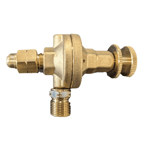 Pressure reducer for gas bottle