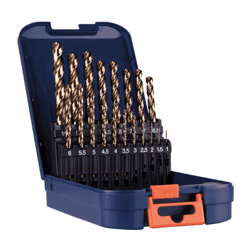 Rotec HSS-E spiraalborenset 19-delig, type 111