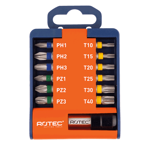 Rotec OPTI-LINE bit-set 1/4"