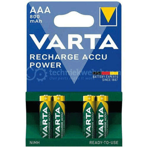 Varta oplaadbare batterijen