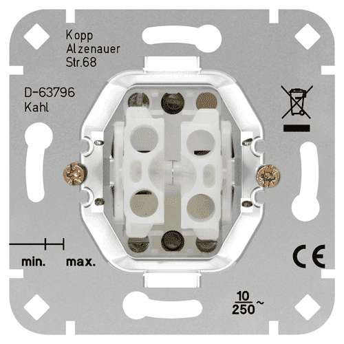 KOPP Double-pole insert toggle switch