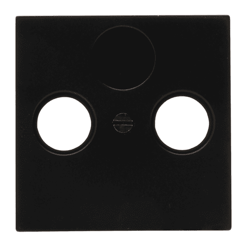 999072 KOPP HK07 afdekplaat TV/FM mzw