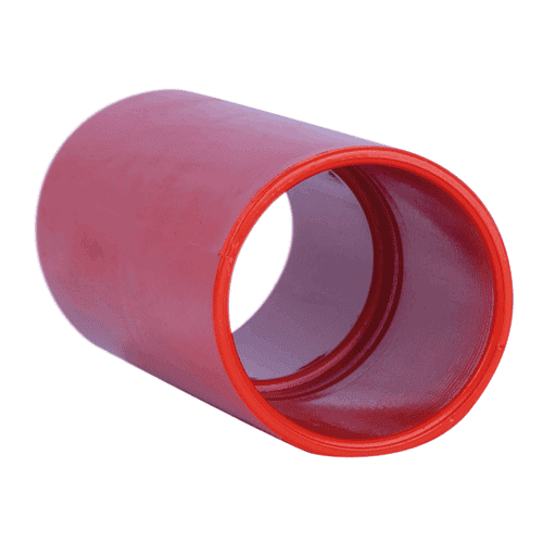 Pipelife Polivolt PVC electrical conduit socket, red