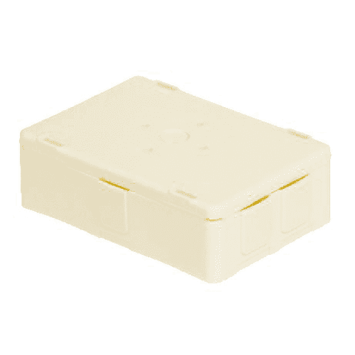Pipelife Flexbox Combi lasdoos met klikdeksel,  deksel crème