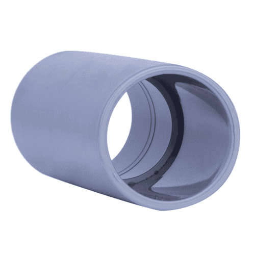 Pipelife Polvalit PVC electrical conduit socket VSV, grey