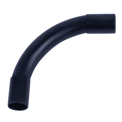 Pipelife Polvalit PVC electrical conduit elbow VSV UV-resistant 90 degrees, black