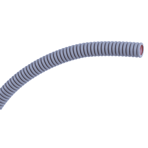Pipelife Halovolt ECO PP flexible electrical conduit (roll), light grey